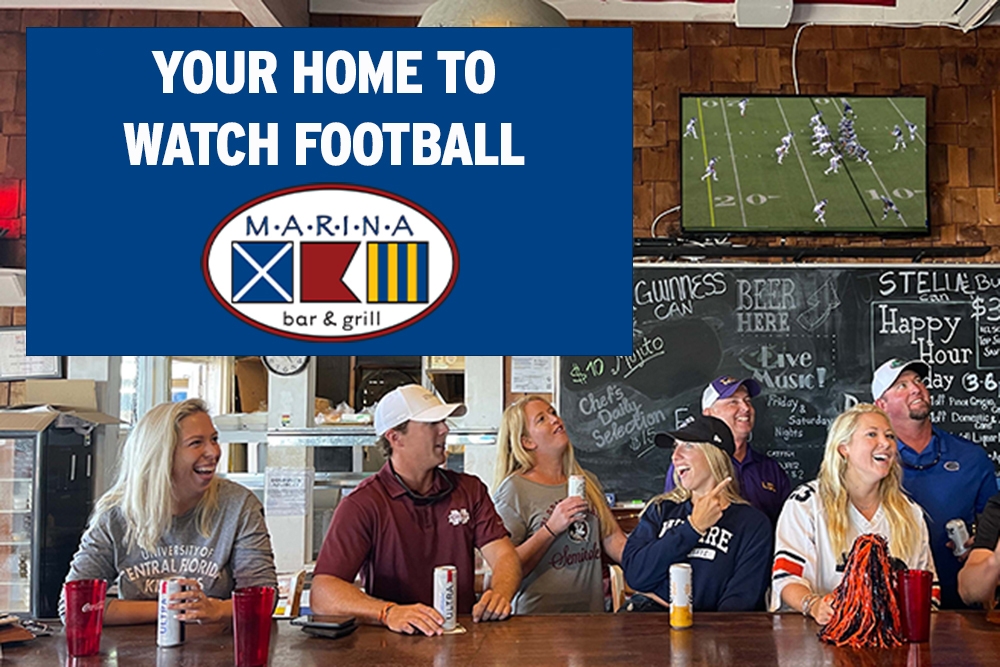 Football at Marina Bar and Grill